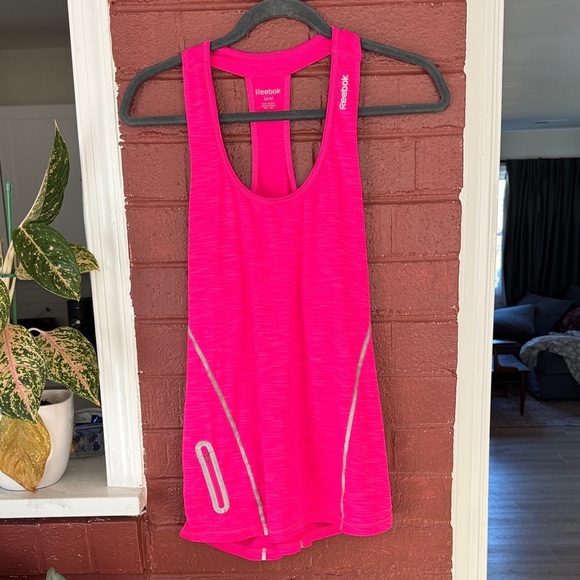 Reebok Tops - Reebok Women's Hot Pink Racerback Athletic Tank Top